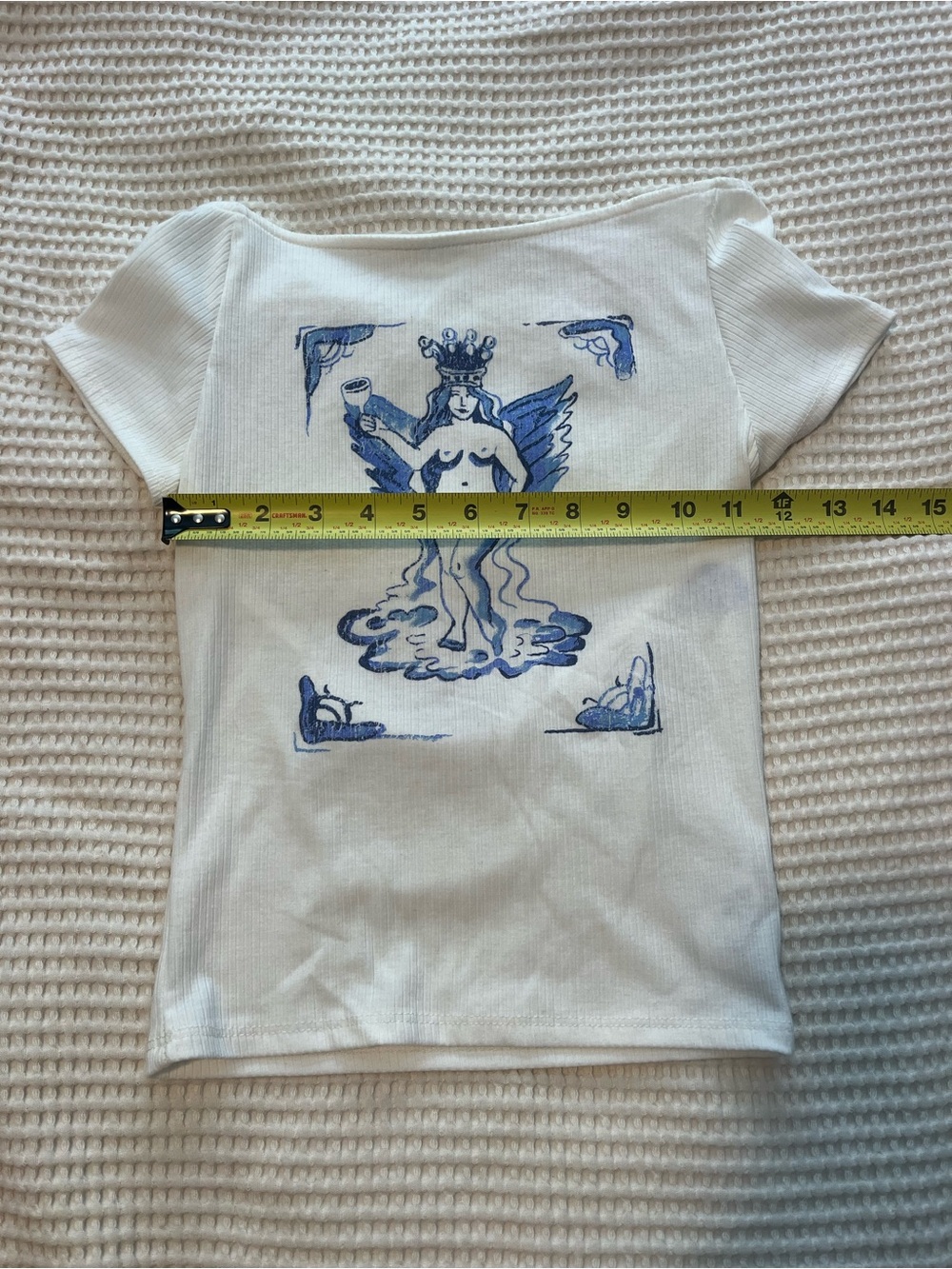 Kimchi Blue Graphic Low Back Baby Tee from Urban Outfitters - Picture 7 of 8
